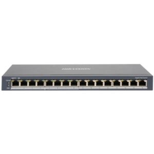 Switch PoE Hikvision 16 puertos gigabit 110W